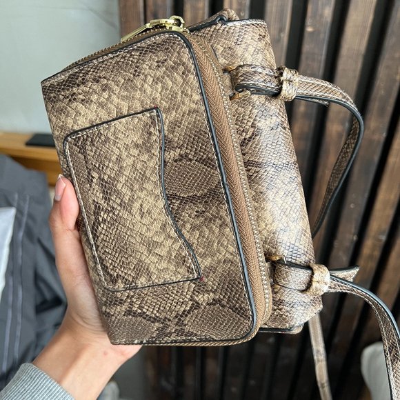 Charles&Keith Snake Print Sling Bag - Picture 3 of 8